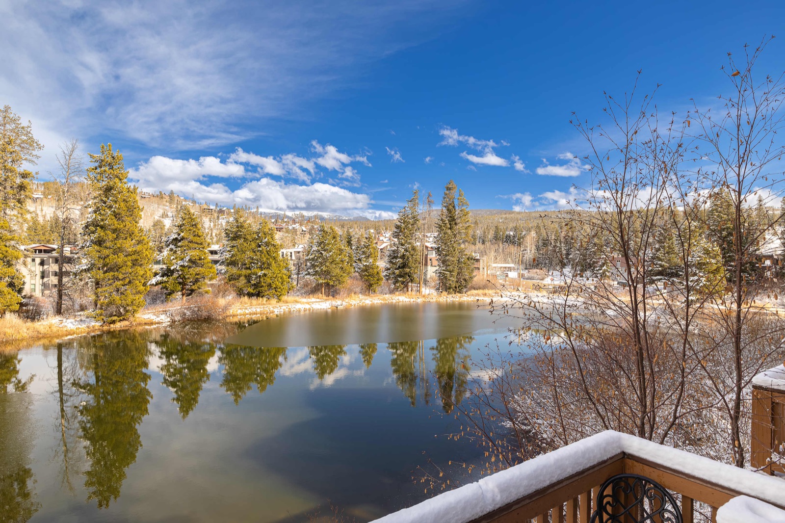 Snow-covered mountain landscape at Winter Park, Colorado